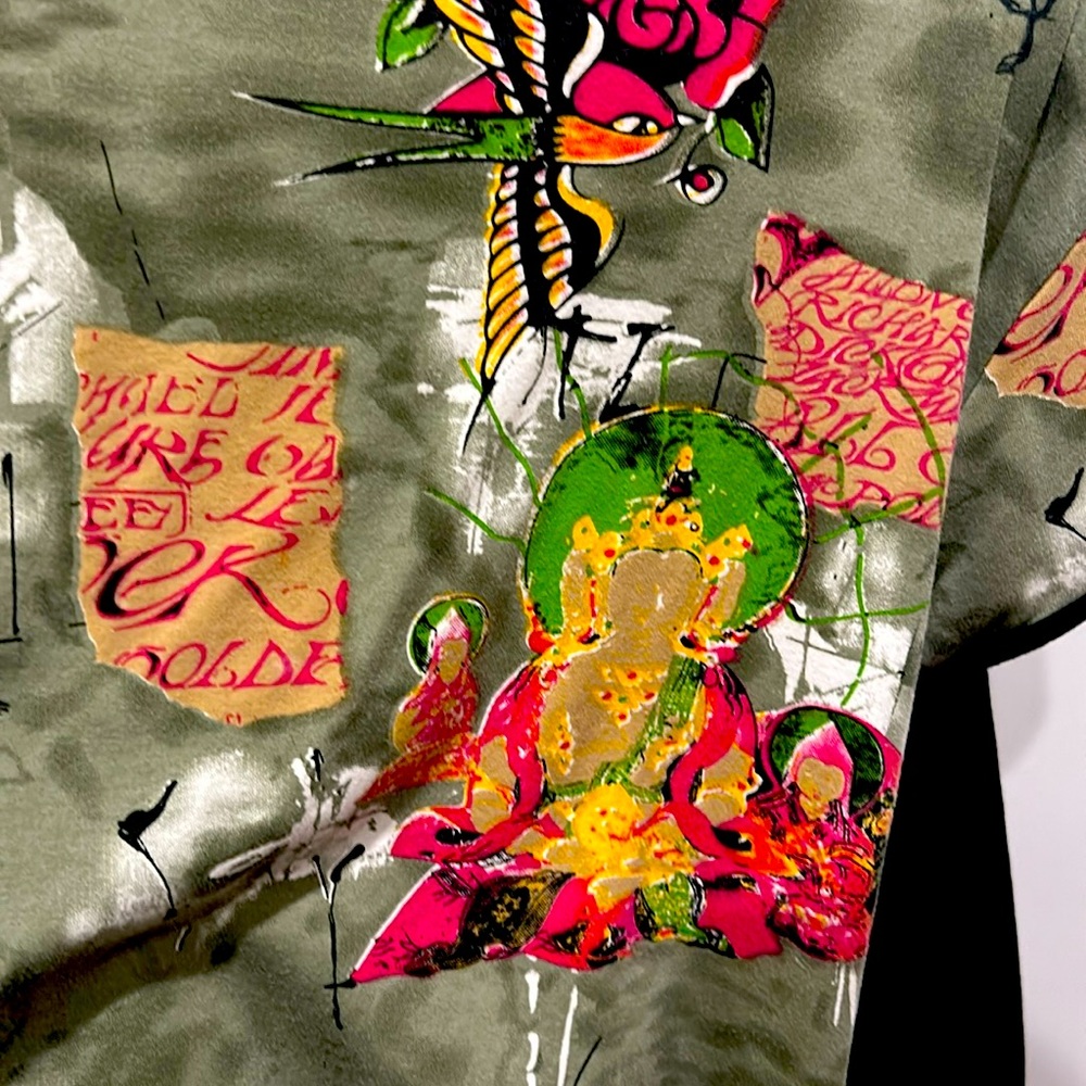 Cotton Tee Asian-styled large.